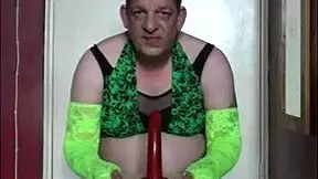 bisexual crossdresser deepthroats cock fresh from his ass multiple times