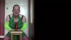 bisexual crossdresser deepthroats cock fresh from his ass multiple times