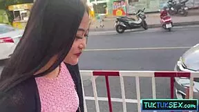 tiny thai teen picked up on street fucked hard riding huge cock