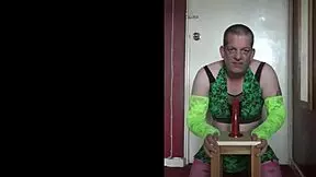 bisexual crossdresser deepthroats cock fresh from his ass multiple times