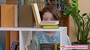 18yo Lesbians Lick Wet Shaved Pussies in Kinky Group Orgy at Library of Lust