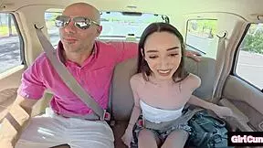 Rideshare Slut Crushed by Massive Cock Creampie Ride