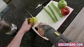 ebony stepdaughter, suck stepdad's big cock like that