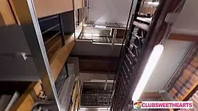 18yo Lesbians Lick Wet Shaved Pussies in Kinky Group Orgy at Library of Lust