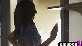 Black Teen Victoria Antoinette Rips Lingerie Off Petite Tits And Ass