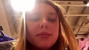 Amateur teen squirts hard from public fingering and anal fucking in changing room