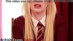 british student flashes upskirt panties in hot joi