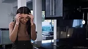 what if geek girl seduces roomie's girlfriend into kitchen scissoring and squirting?