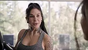 what if geek girl seduces roomie's girlfriend into kitchen scissoring and squirting?