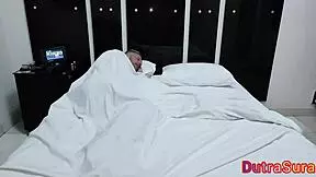 stepdad's big cock stretches my tight panties-off pussy and ass till he creampies me 😩💦