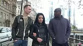 Teen Couple Invites BBC Stranger for Girlfriend Anal Creampie Cuckold Watch