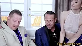 stockings-clad stepteen 18+ bends over for stepdad's monster cock jizz facial