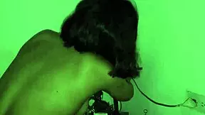 cute latina maid shakes big ass naked while cleaning sexy twerk