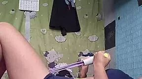 Petite Asian Babe's Tight Workout Fitness Tease