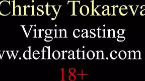 innocent russian virgin christy tokareva with huge tits masturbates wildly