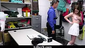 hey officer i swear i didn't steal that lipstick but uh you're searching my tight pussy so deep with your huge cock now... feels wrong but so good