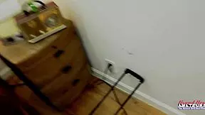 adorable blonde annie archer fingers hairy pussy then takes deep fingering