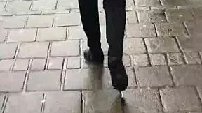 Teen Ass Cheeks Exposed In Secret Spy Cam Walk