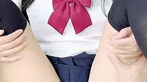 Amateur TikToker Petite Cutie Licks Pussy in Horny Student Play