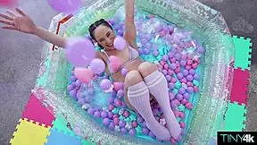 Isabella Nice teases throbbing cock tight grip