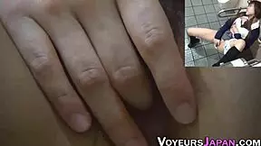 i'm fingering my wet pussy outdoors in school uniform