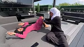 hey innocent white girl, wanna get your tight pussy lips corrupted by two horny muslims at the party?