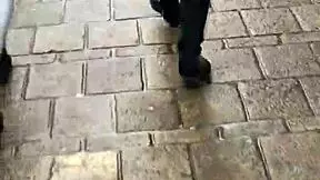 Teen Ass Cheeks Exposed In Secret Spy Cam Walk