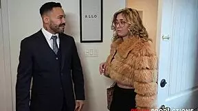 nicki hunter takes massive cock deep in ass during rough peg as productions scene