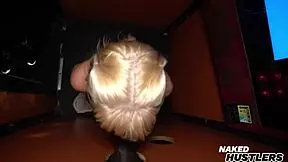 ever wonder what happens when hot wife cassie bender hits the glory hole first time???