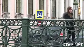 Juicy tight teen pussy gets nasty hardcore pounding by mature cock couple action!