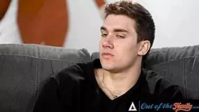 brooke banner rides stepson cowgirl then bends for doggy deepthroat.