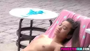 Fucking my young Asian stepsister's tight pussy again