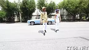 Tranny Orgy Rough Anal Big Cock Rides And Cream Swallows