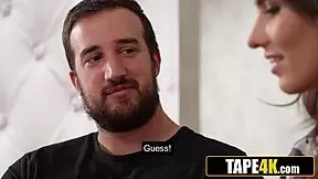 Fat old man pounds son's hot young girlfriend's tight pussy raw