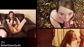 British teen brunette squirts first time panties soaked natural tits orgasm frenzy!