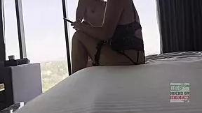 Capitalina hits hotel for raw fuck but chats hubby nonstop... cuckold squirt fest? 😏💦