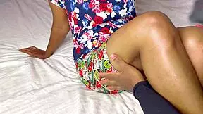 i catch stepsis craving my bbc for her virgin shaved pussy ride.