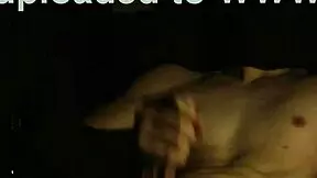 i can't stop watching this hot 23-year-old guy stroking his throbbing cock desperately...