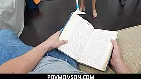 Lonely Stepmom Vivianne Desilva Craves Stepson's Hard Cock POV Handjob Relief?