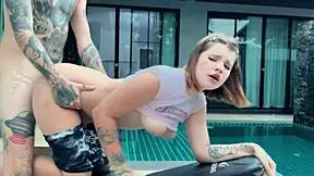 Eighteen-Year-Old Step Sister Gets Fucked During Yoga Session