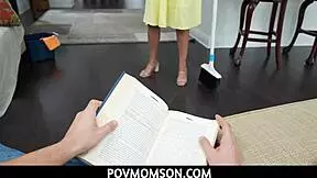 Lonely Stepmom Vivianne Desilva Craves Stepson's Hard Cock POV Handjob Relief?