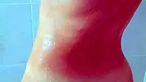 Shower Time Turns Wild with Tanned Latina Babe's Big Ass and Anal Play!