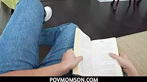 Lonely Stepmom Vivianne Desilva Craves Stepson's Hard Cock POV Handjob Relief?