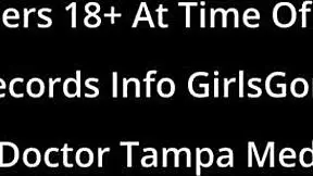 Stacy Shepard's First Gyno Exam with Pussy Spreading and Close-Up Inspection.