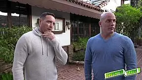 uhh alison rey gaggin on violet rain's MONSTER COCK tits bouncin