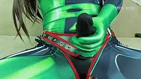 WOW femdom shego catches you strap-on ass fucks hard!!