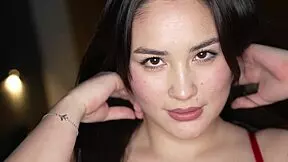 Lustful Asian Brunette Amelia Ost Begs for Chubby Ass Pounding and Cum Gulp!