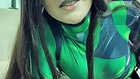 WOW femdom shego catches you strap-on ass fucks hard!!