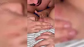 Hot stepsister deepthroats cock then begs for creampie deep inside her tight pussy