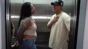 Big Ass Latina Neighbor Rides My Cock Hard When Wife's Away in Bedroom